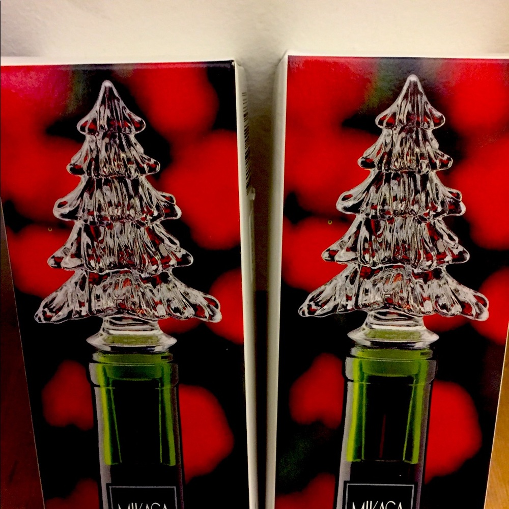 Pair of Mikasa Wine Bottle Stoppers